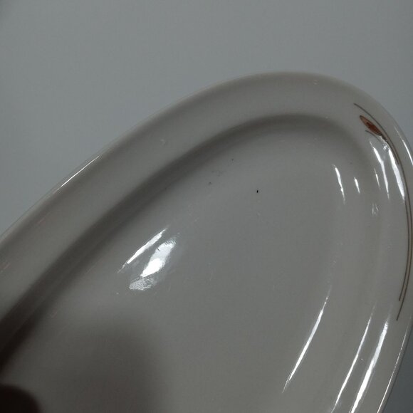Syracuse China Oval Relish Tray Accent Trim Vintage - Picture 6 of 10